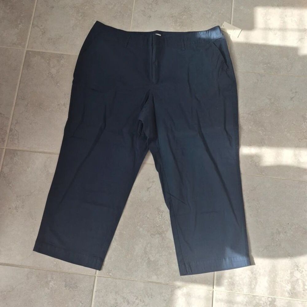 Womens High Rise Straight Ankle Chino Pants
